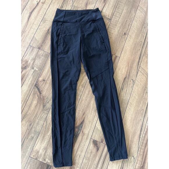 Athleta size 0 black stretch pants - Picture 1 of 3